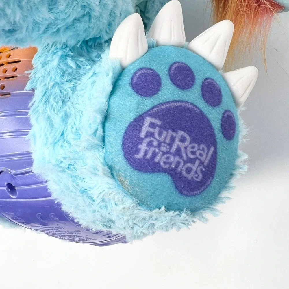 Hasbro‎ FurReal Friends Torch My Blazin Dragon Interactive Plush Blue Tested